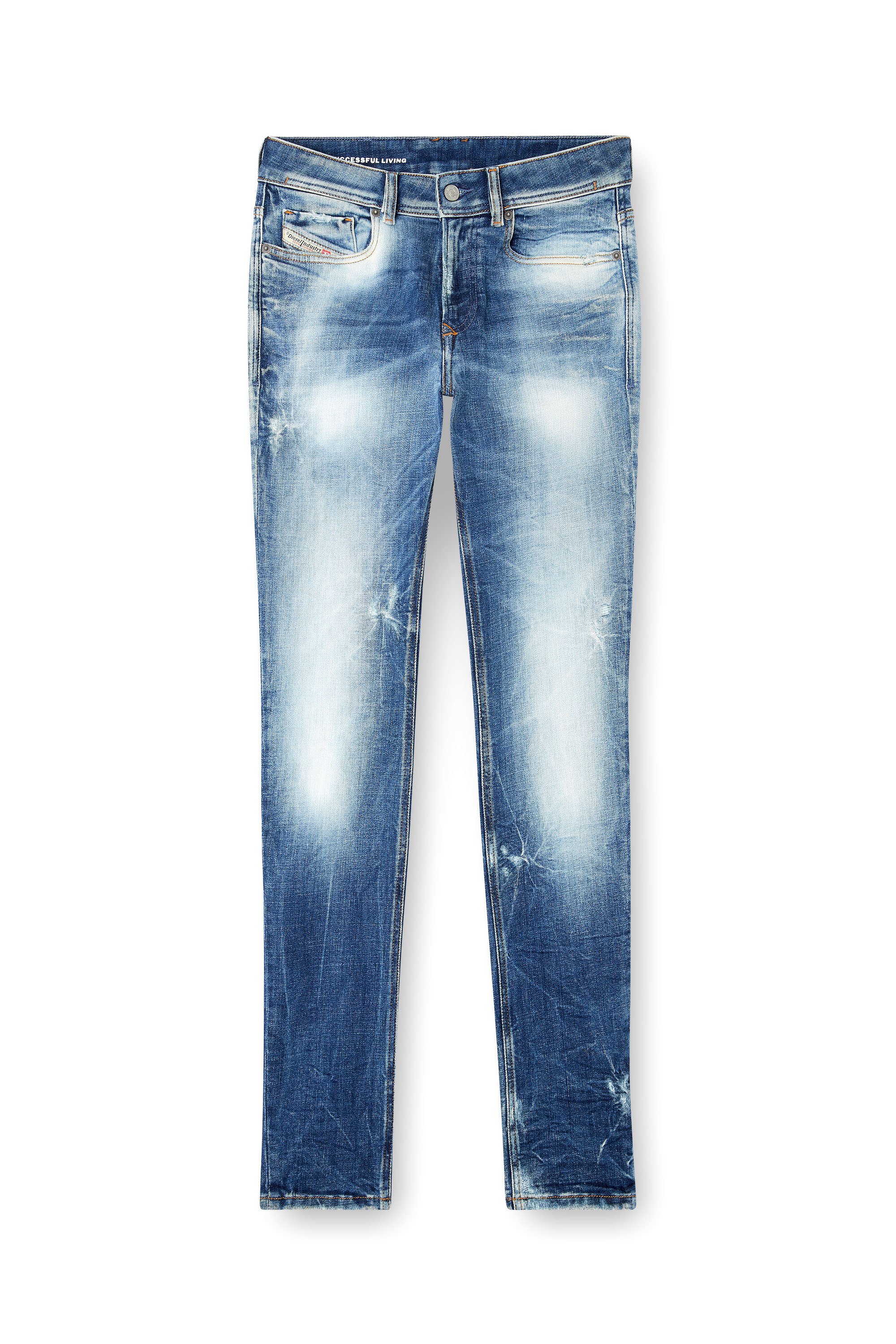 Diesel - Man's Skinny Jeans 1979 Sleenker 09M27, Dark Blue - 3