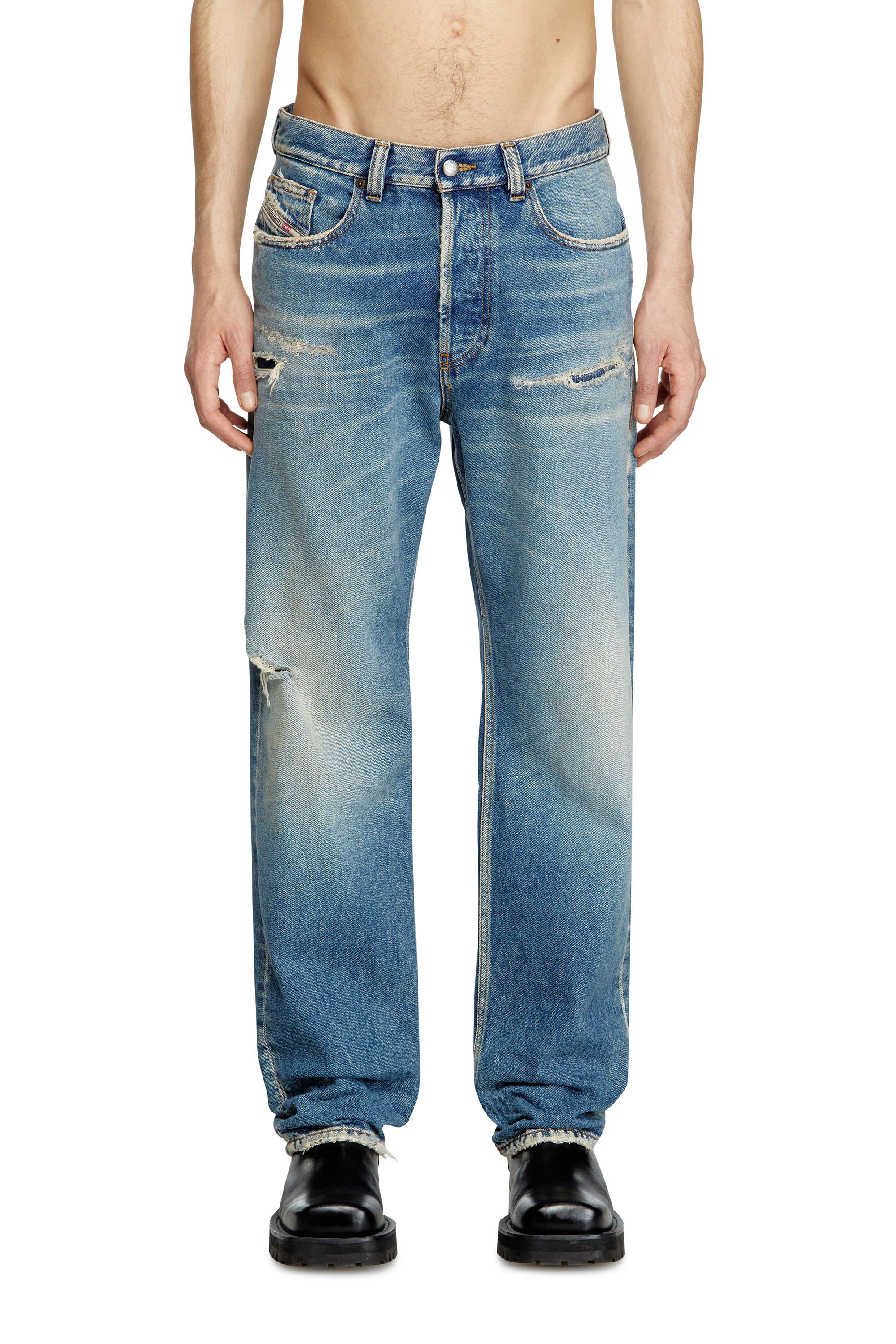 Diesel - Man's Regular Jeans 2024 D-Macs 09L43, Medium blue - 1